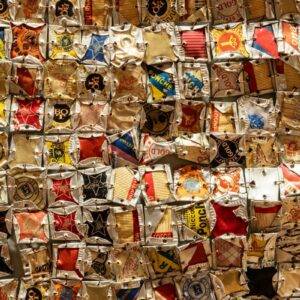 Artwork from artists El Anatsui