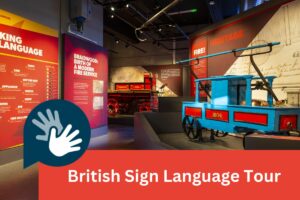 e-flyer for scottish museum of fire BSL tour